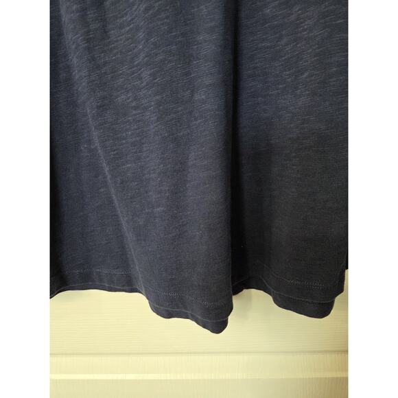 Boden Navy Blue Sleeveless Cotton Knee Length Drop Waist Tie Dress Size 10L Long - Picture 10 of 11